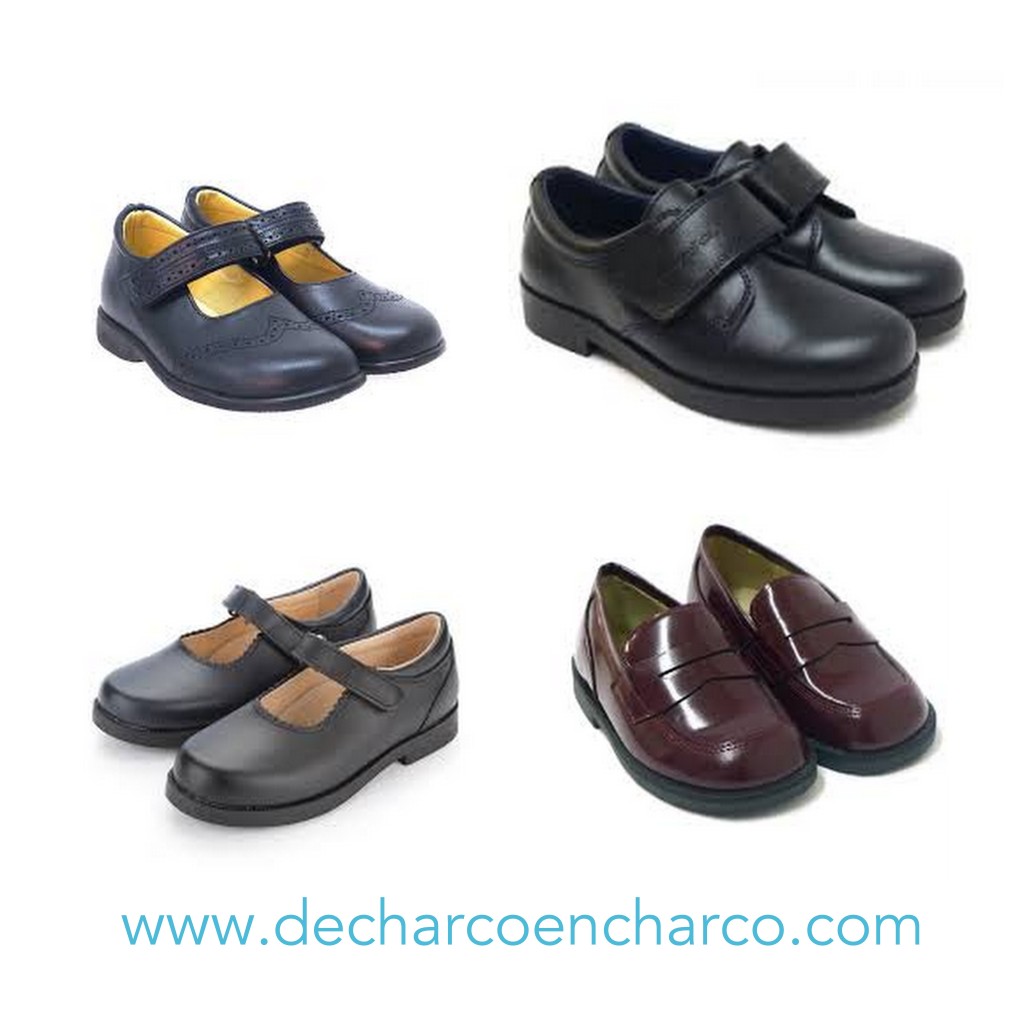 Zapatos para el colegio www.decharcoencharco.com