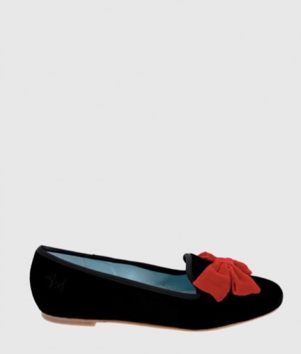 negro-lazo-rojo-slippers-terciopelo-bailarinas-de-flores-y-floreros-www-decharcoencharco-com